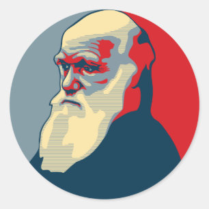 Sticker Rond Darwin, aucun texte