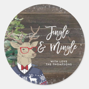 Sticker Rond dauphin de jingle