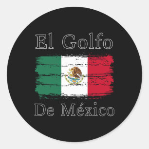 Sticker Rond Dauphin El Golfo De Mexico