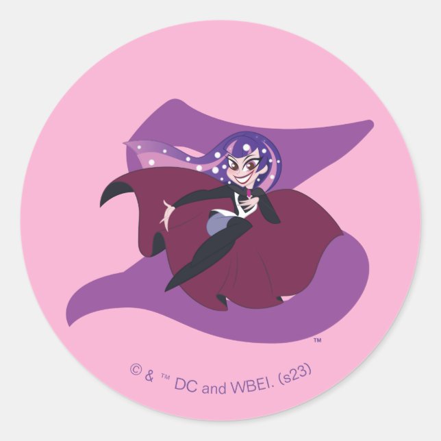Sticker Rond DC Super Hero Girls Zatanna (Devant)