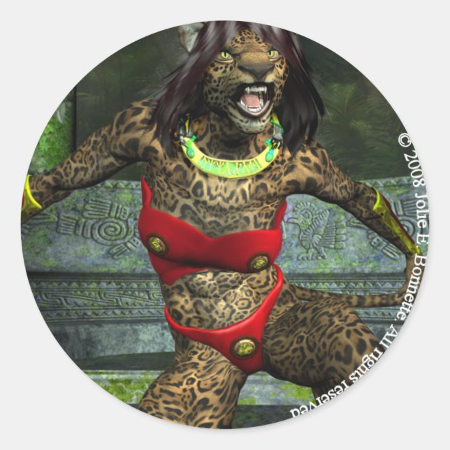 Sticker rond de défiance (Devant)