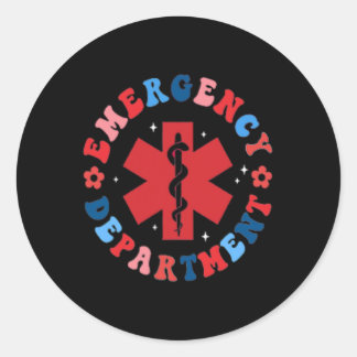 Sticker Rond De Juillet Département D'Urgence Er Ed Salle D'Urg