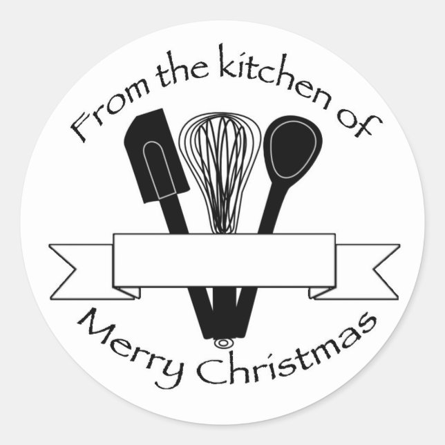 Sticker Rond De la cuisine de l'autocollant (Devant)