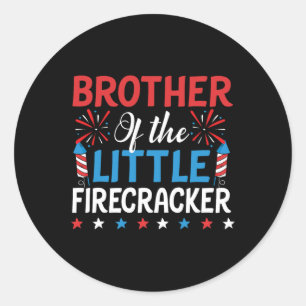 Sticker Rond De La Petite Chemise 4 juillet Fisseuse