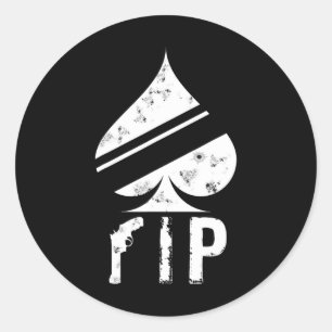 Sticker Rond De Spades Drôle Joueur Vidéo