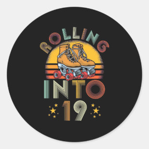 Sticker Rond Début 19 Ans
