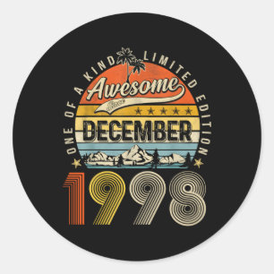 Sticker Rond Décembre 1988 35E 35