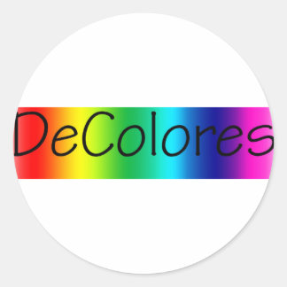 Sticker Rond DeColores