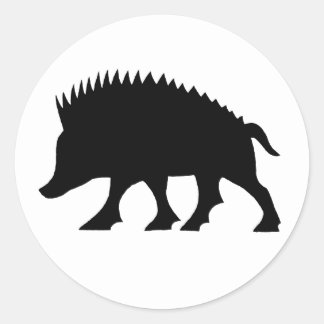 Sticker Rond Découpe de boîte Pictish