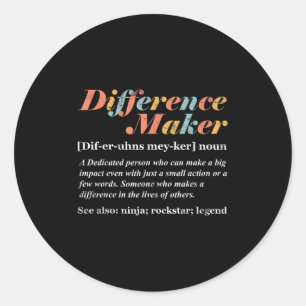 Sticker Rond Définition du générateur de différences