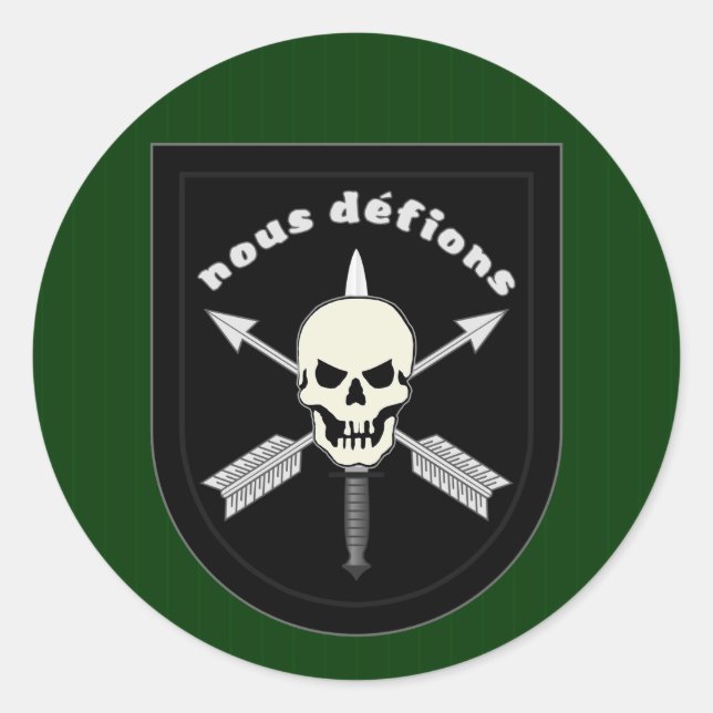 Sticker Rond defions de bon sens (Devant)