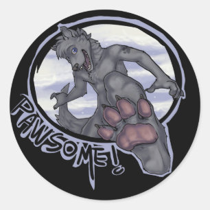 Sticker Rond dégoûtant