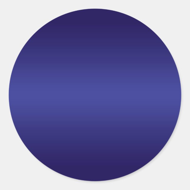 Sticker Rond Dégradé Bleu Profond Vierge (Devant)