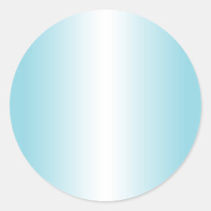 Sticker Rond Dégradé de bleu et blanc de l'oeuf de Robin