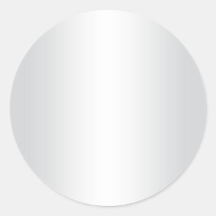 Sticker Rond Dégradé de gris clair et blanc vierge