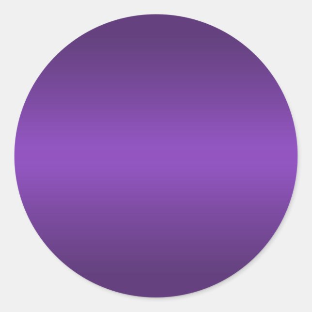 Sticker Rond Dégradé de lumière violet royal vierge (Devant)