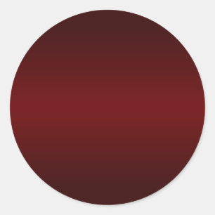 Sticker Rond Dégradé Rouge Foncé Vide