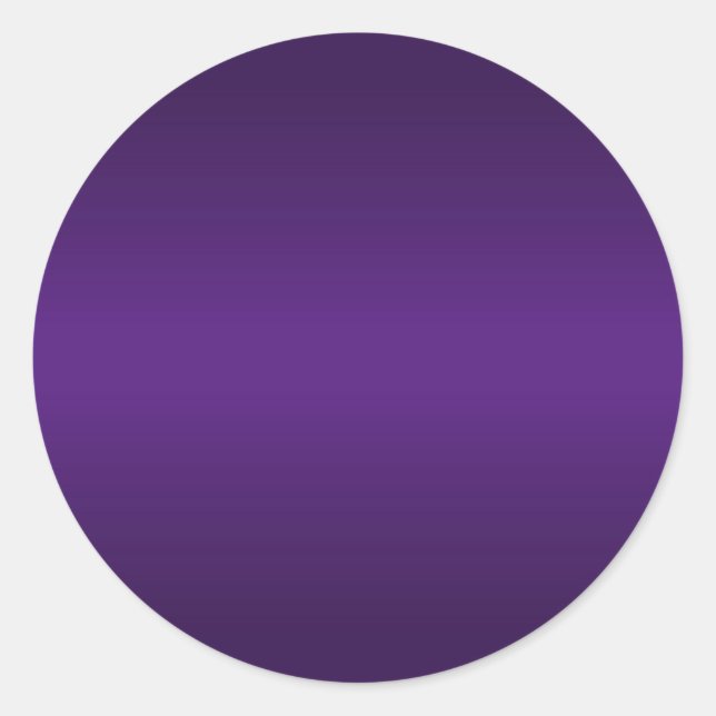Sticker Rond Dégradé Violet Royal Blanc (Devant)