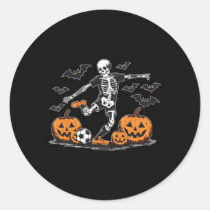 Sticker Rond Déguisement d'Halloween pour garçons et hommes squ