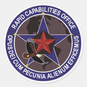 Sticker Rond Dei d'opus cum l'efficemus d'alienum de pecunia