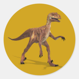 Sticker Rond Deinonychus