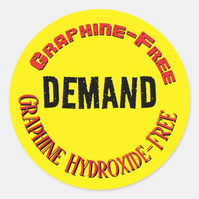 Sticker Rond Demande d'aucun graphique par l'autocollant RoseWr (Devant)