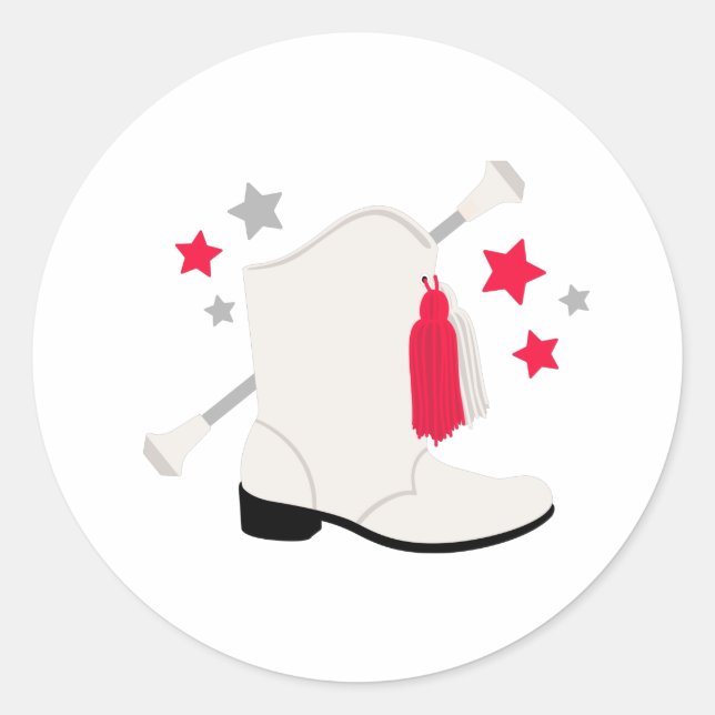 Sticker Rond Démarrage de Majorette (Devant)