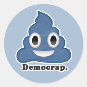 Sticker Rond Démocrade