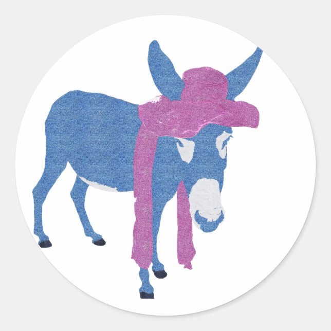 Sticker Rond Denim Jenny (Devant)