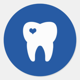 Sticker Rond Dentiste hygiéniste dentaire
