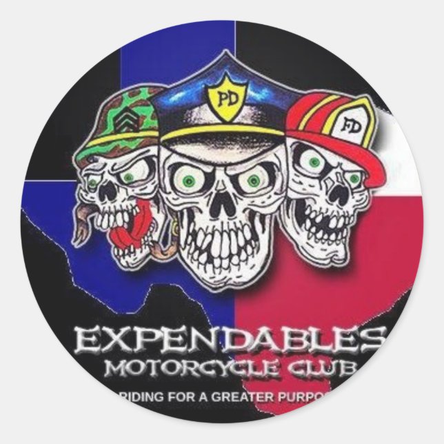 Sticker Rond Dépenses MC (Devant)