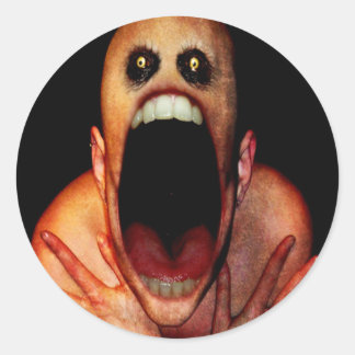 Sticker Rond Déplaisant