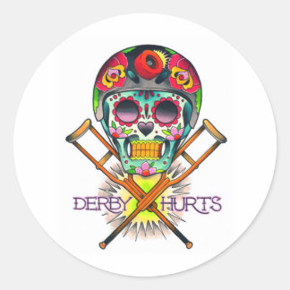 Sticker Rond Derby fait mal