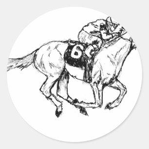 Sticker Rond Derby Me Kentucky