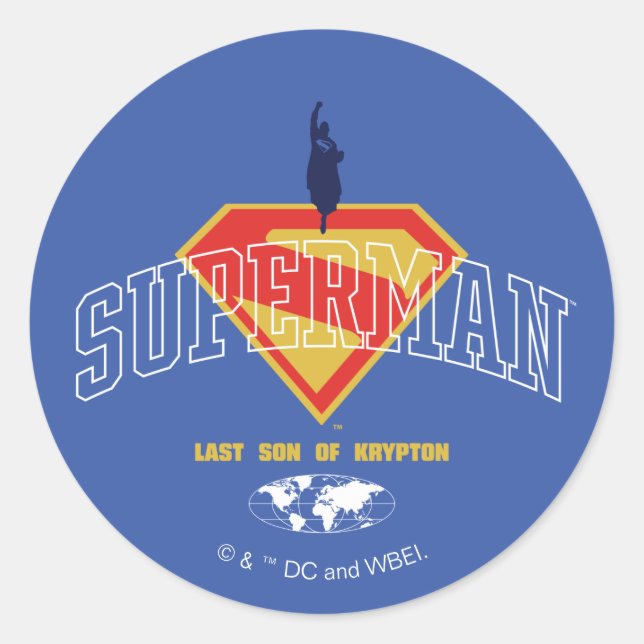 Sticker Rond Dernier fils de Krypton Emblem (Devant)