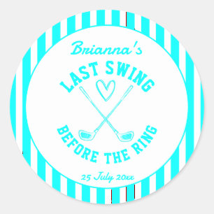 Sticker Rond Dernier swing golf country club faveur des enterre