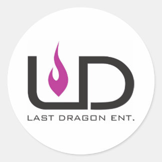 Sticker Rond Dernières entreprises Dragon