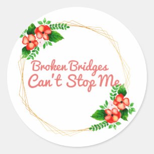 Sticker Rond des affirmations positives pour le succès et l'aut