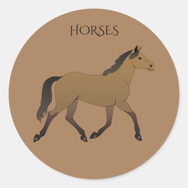 Sticker Rond Des autocollants. (Devant)