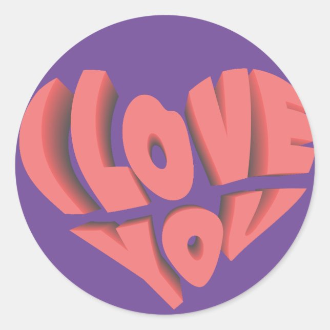 Sticker Rond Des autocollants-cadeaux. (Devant)