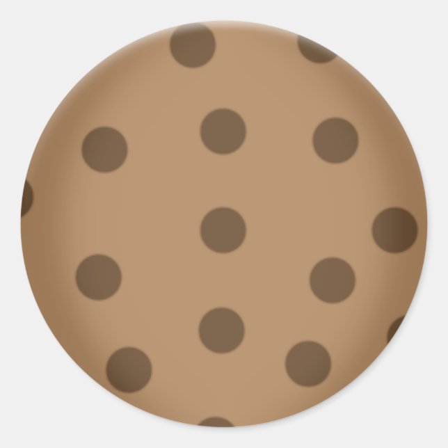 Sticker Rond Des cookies, partout ! (Devant)