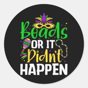 Sticker Rond Des perles ou ça n'est pas arrivé