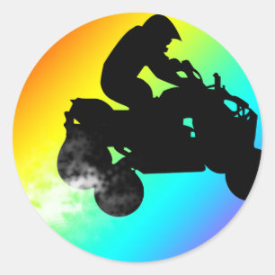 Sticker Rond des quads.