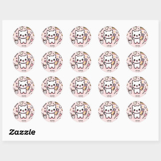 Sticker Rond Des trouvailles gourmandes