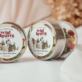 Sticker Rond Désert de Boho Ouest | FÊTE DES MARIÉES