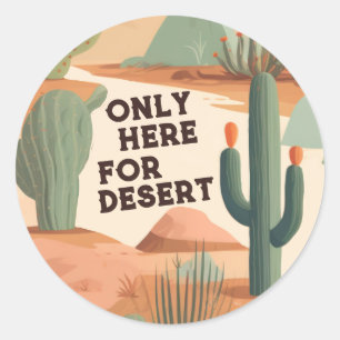 Sticker Rond Désert du sud-ouest Faveur