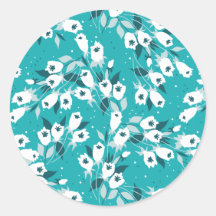 Design d'art botanique Motif élégant à la fleur de