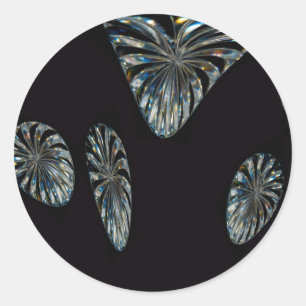 Sticker Rond Design irlandais - La Collection Crystal