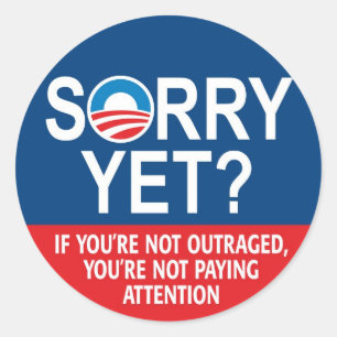 Sticker Rond Désolé ? Anti Obama — Nobama