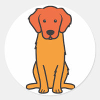Dessin animé de Golden Retriever